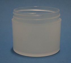 60ml Natural Polypropylene Thick Walled Simplicity Jar 53mm Screw Neck